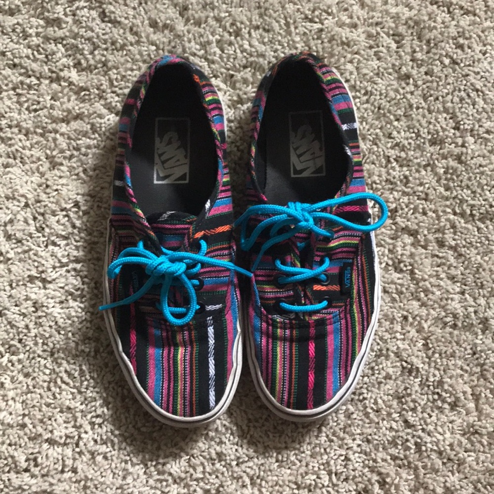 Vans with Striped Pattern
